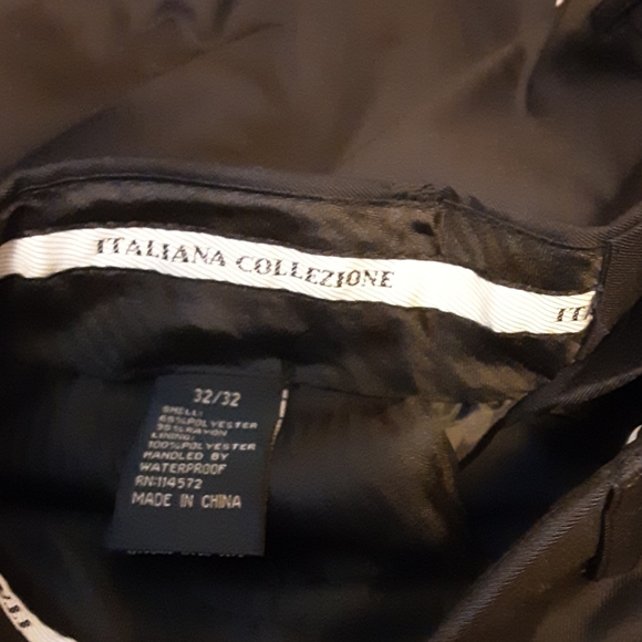 Vinci Couture W32 IL32 mens navy blue dress pants - Picture 6 of 7